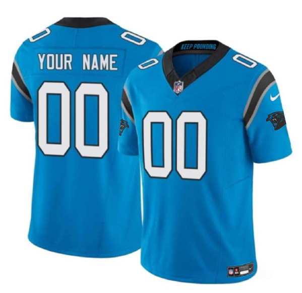 Custom Carolina Panthers Vapor F.U.S.E. Limited Jersey